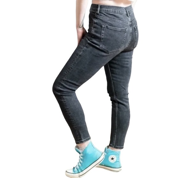 EVERLANE Jeans Ankle Skinny Denim Black - Picture 4 of 8